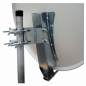 Preview: Emme Esse 80cm  Alu Antenne  mit breitem ARM Lichtgrau