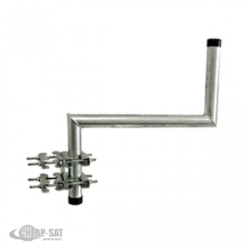 Wandhalter Z Ausleger mit Zahnschelle 25 x 50 x 25