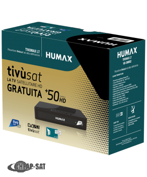 Humax TIVUMAX-HD3801S2+ Tivúsat Smartcard- das Original Tivusat Zertifikat NEW