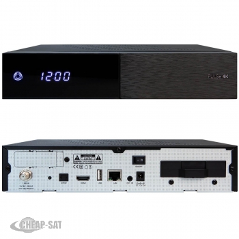 AB PULSe 4K UHD 1xDVB-S2X Sat Receiver (Linux E2, PVR, H.265, HDR10, CI, LAN, schwarz)