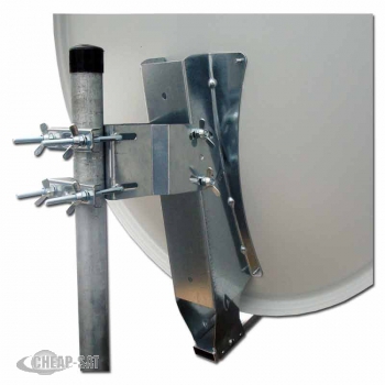 Emme Esse 80cm  Alu Antenne  mit breitem ARM Lichtgrau