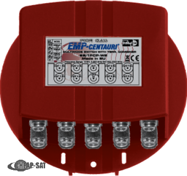 DiSEqC 8x1 Schalter EMP CENTAURI P 168-W V2