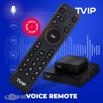 Fernbedienung voice TVIP S-Box v.705 und v.706  BTV