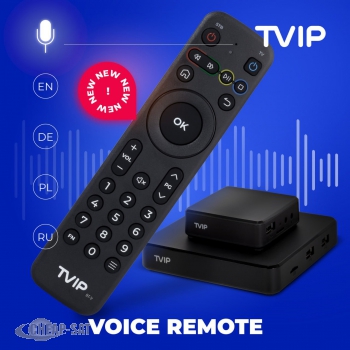 Fernbedienung voice TVIP S-Box v.705 und v.706