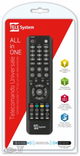 ALLinONE univ. Fernbedienung  FUBA-Telesystem SD und HD