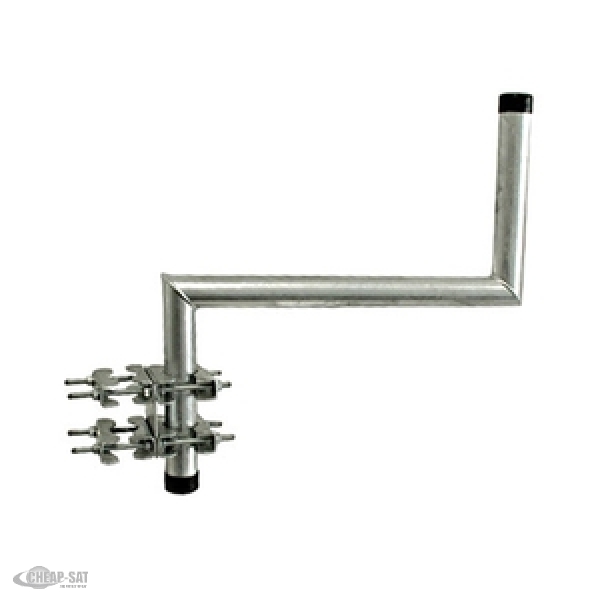 Wandhalter Z Ausleger mit Zahnschelle 25 x 50 x 25