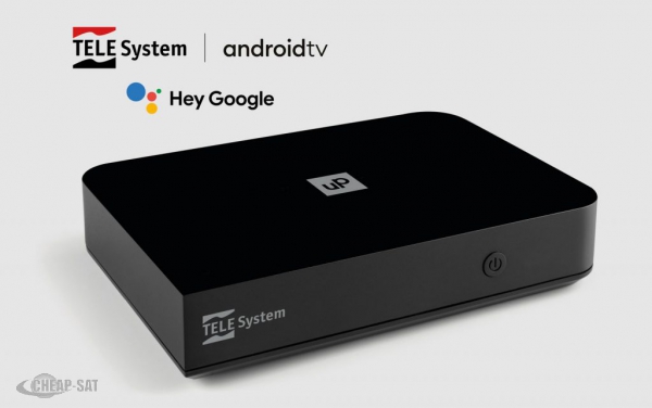 TELE System UP T24K AndroidTV™ DVB-T/T2 Smartbox-Google certified