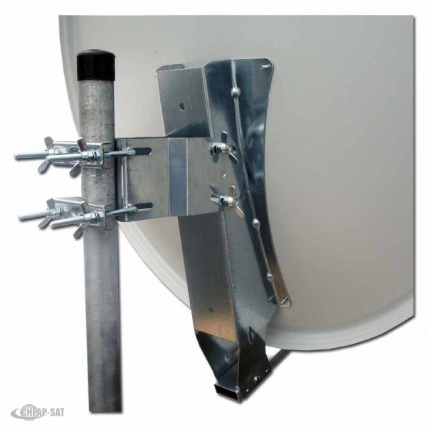 Emme Esse 80cm  Alu Antenne  mit breitem ARM Lichtgrau
