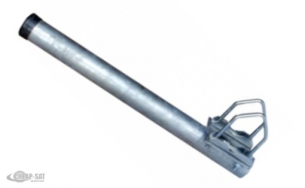 Geländerhalter gerade Stahl 50-60-80 cm /48mm