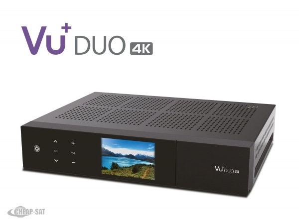 VU+ Duo 4K 1x DVB-S2X FBC Twin Tuner PVR ready Linux Receiver UHD 2160p