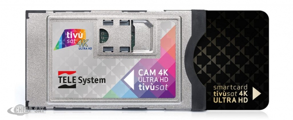 CAM Tivùsat 4K Ultra HD  inklusive BLACK Smartcard NEW